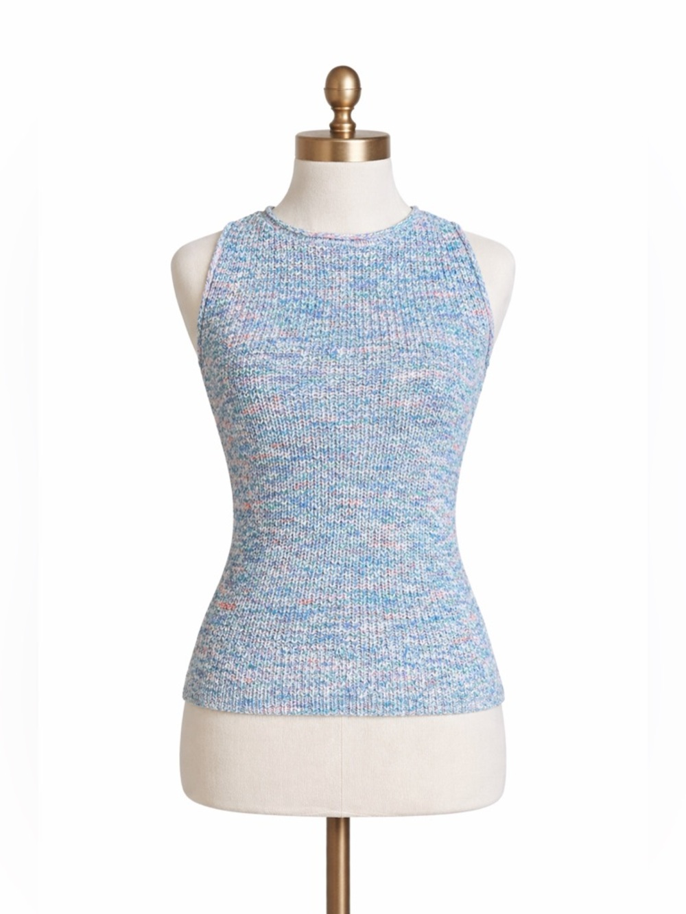 ☀️🌸  LOFT Spacedye Ribbed Knit Tank Top NWT | Bright Pastel 💐